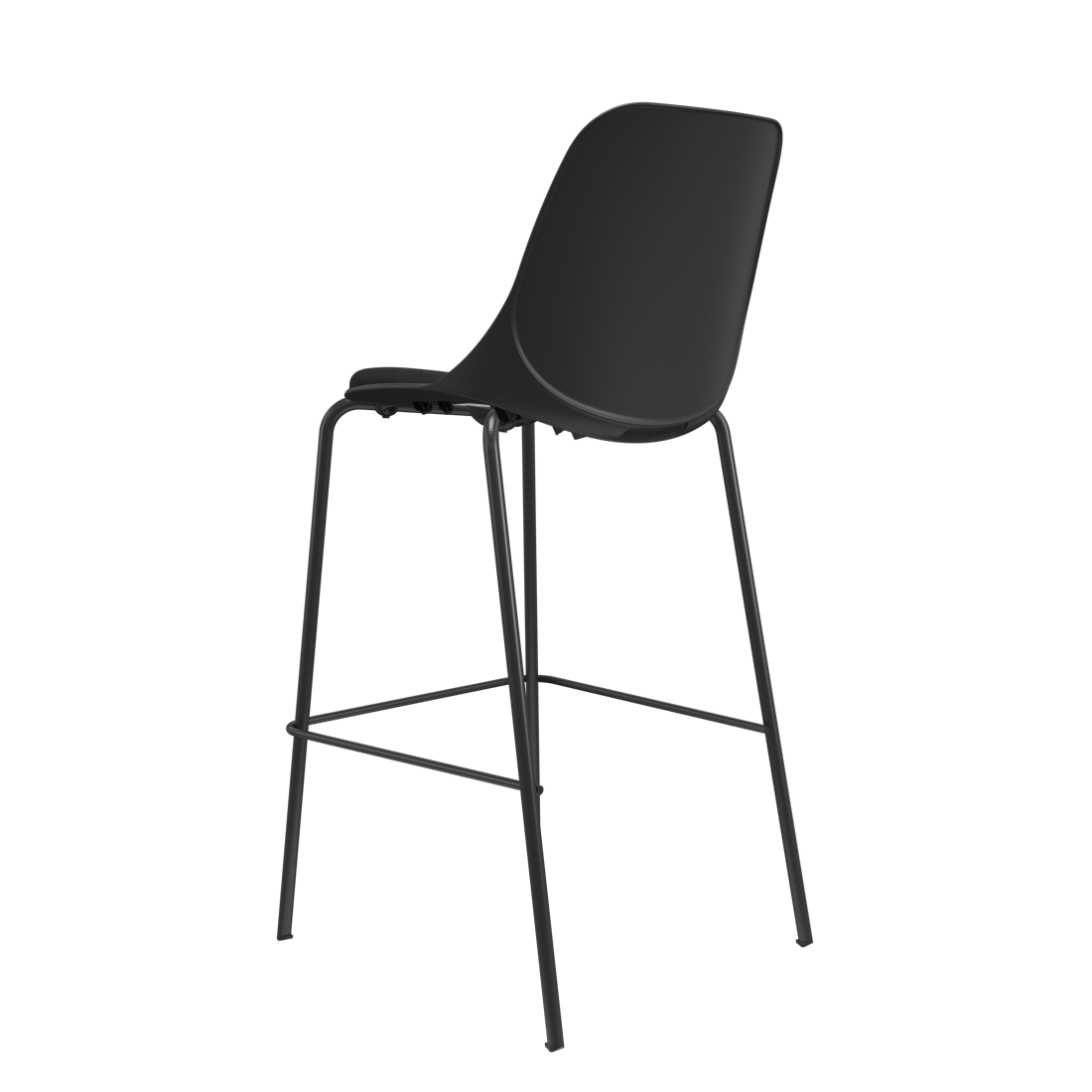 Banqueta Quick Fixa 4 pés Plaxmetal